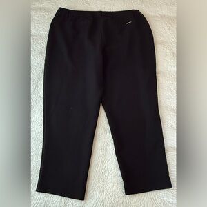 Anne Klein Midnight Black Ankle Pants